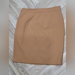 Halogen tan fitted skirt 12